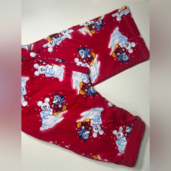 Disney - Christmas - Mickey Mouse & Snowman Comfy Pants  / Pajama Pants 🐭🎄 - Picture 7 of 9